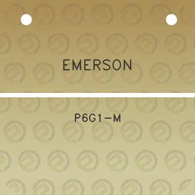 emerson-p6g1-m