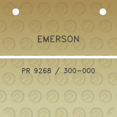 emerson-pr-9268-300-000