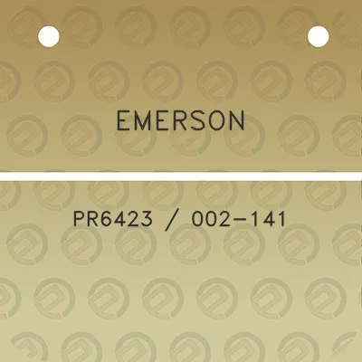 emerson-pr6423-002-141