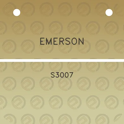 emerson-s3007