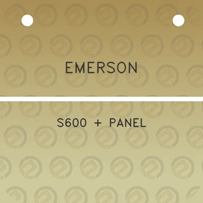 emerson-s600-panel