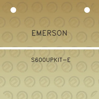 emerson-s600upkit-e