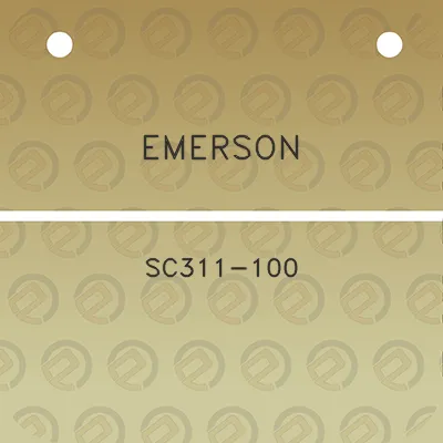 emerson-sc311-100