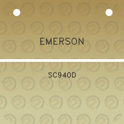 emerson-sc940d