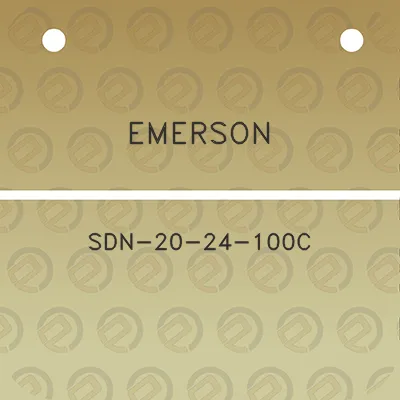 emerson-sdn-20-24-100c