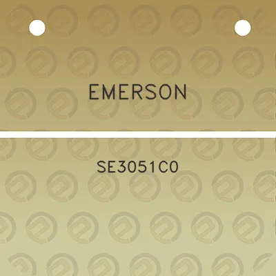 emerson-se3051c0