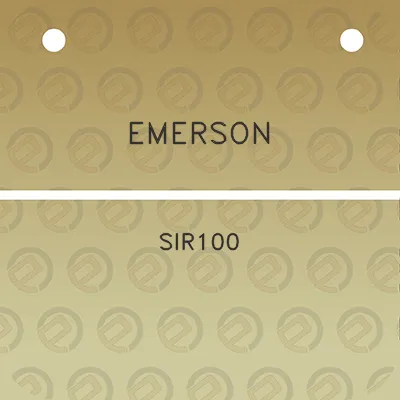 emerson-sir100