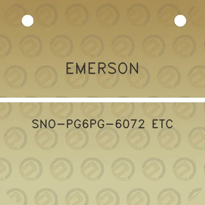 emerson-sno-pg6pg-6072-etc