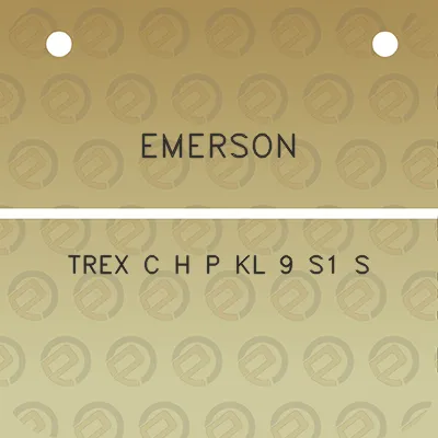 emerson-trex-c-h-p-kl-9-s1-s