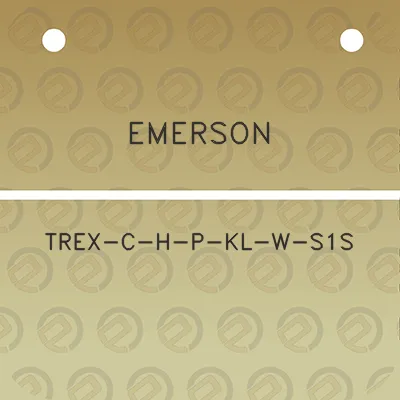 emerson-trex-c-h-p-kl-w-s1s