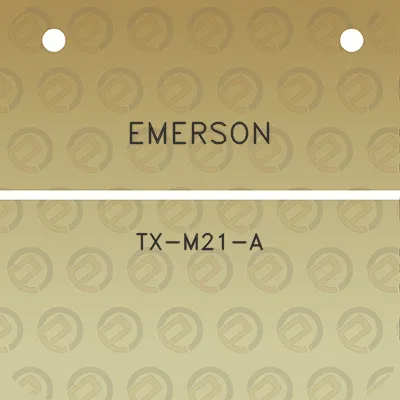 emerson-tx-m21-a