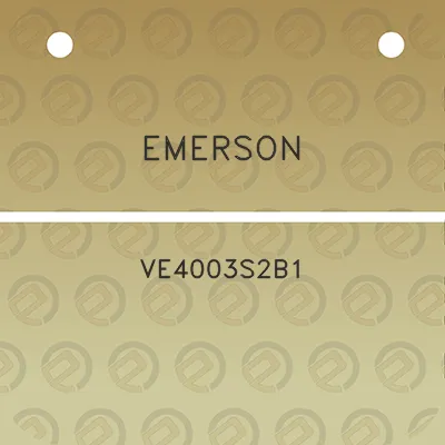 emerson-ve4003s2b1