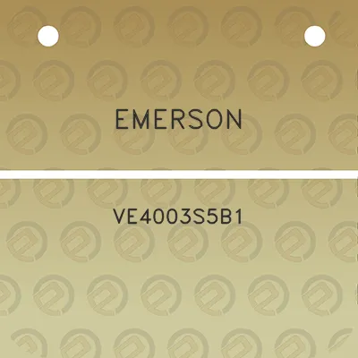 emerson-ve4003s5b1