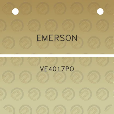 emerson-ve4017po