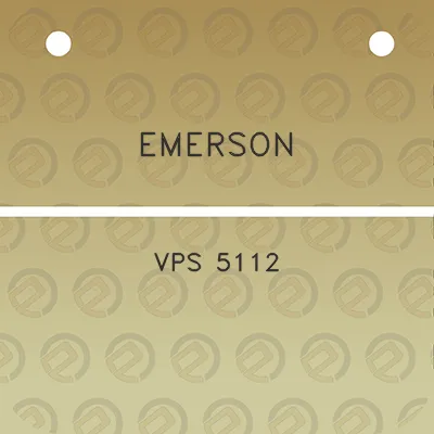 emerson-vps-5112