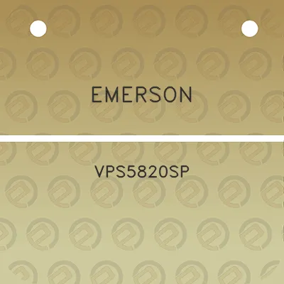 emerson-vps5820sp