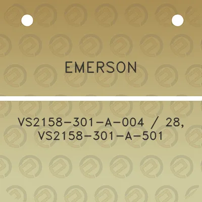 emerson-vs2158-301-a-004-28-vs2158-301-a-501