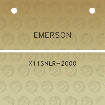 emerson-x11snlr-2000