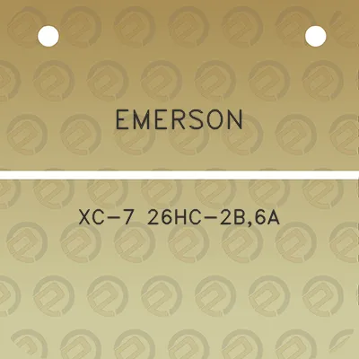 emerson-xc-7-26hc-2b6a