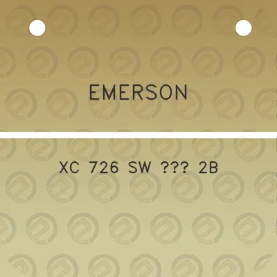 emerson-xc-726-sw-2b