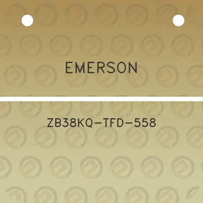 emerson-zb38kq-tfd-558