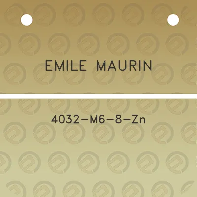 emile-maurin-4032-m6-8-zn