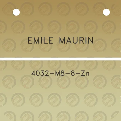 emile-maurin-4032-m8-8-zn