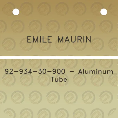 emile-maurin-92-934-30-900-aluminum-tube