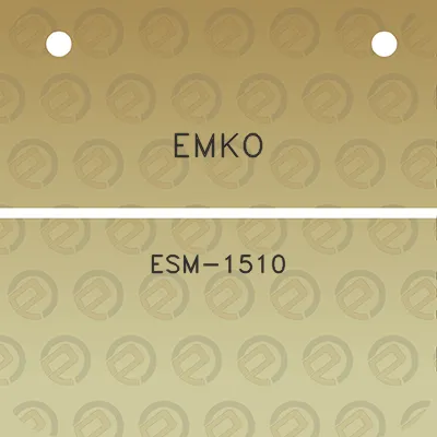 emko-esm-1510