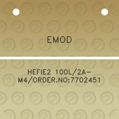 emod-hefie2-100l2a-m4orderno7702451