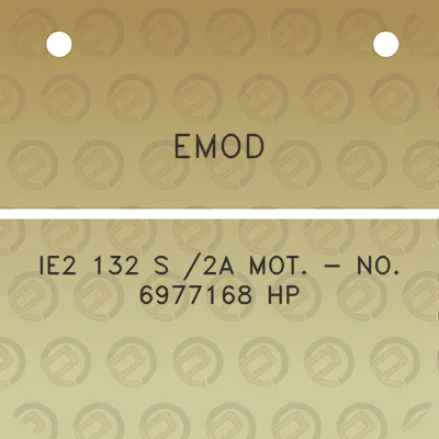 emod-ie2-132-s-2a-mot-no-6977168-hp