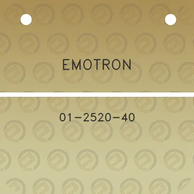 emotron-01-2520-40