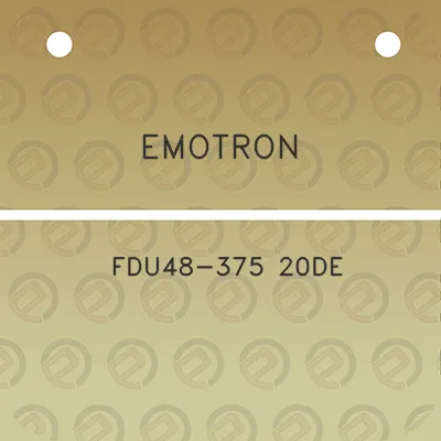 emotron-fdu48-375-20de