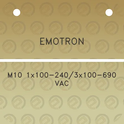 emotron-m10-1x100-2403x100-690-vac