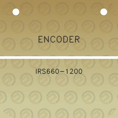 encoder-irs660-1200