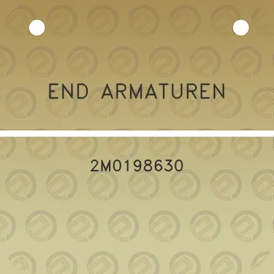 end-armaturen-2m0198630