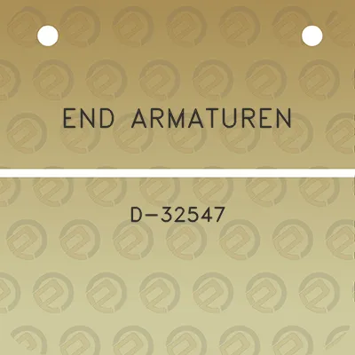 end-armaturen-d-32547