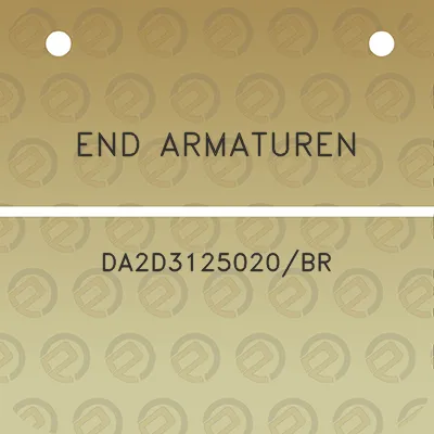 end-armaturen-da2d3125020br