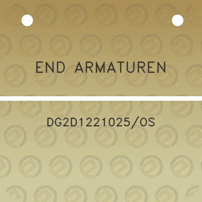 end-armaturen-dg2d1221025os