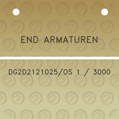 end-armaturen-dg2d2121025os-1-3000