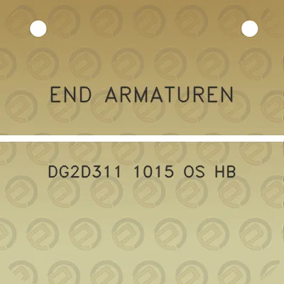 end-armaturen-dg2d311-1015-os-hb