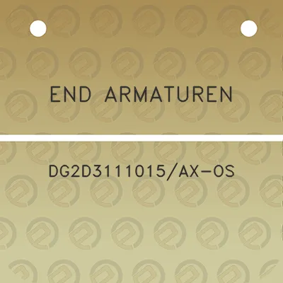 end-armaturen-dg2d3111015ax-os