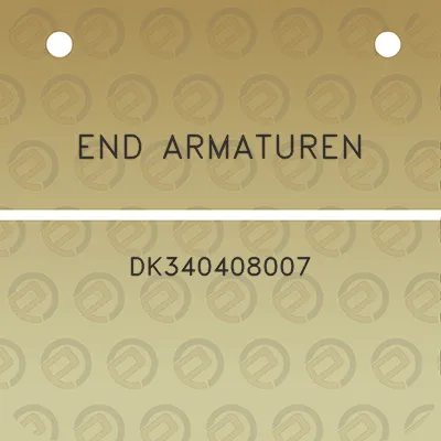 end-armaturen-dk340408007