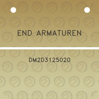 end-armaturen-dm2d3125020