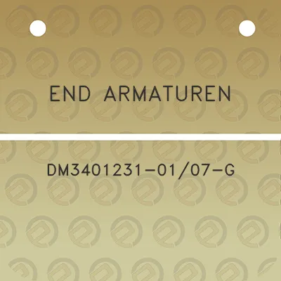 end-armaturen-dm3401231-0107-g