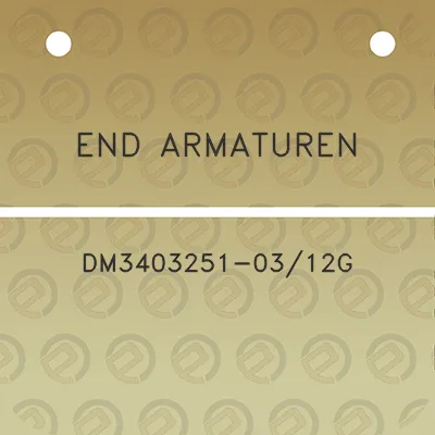 end-armaturen-dm3403251-0312g