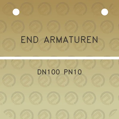 end-armaturen-dn100-pn10