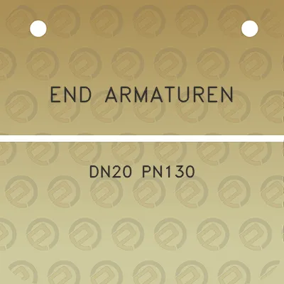 end-armaturen-dn20-pn130