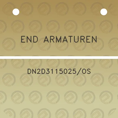 end-armaturen-dn2d3115025os