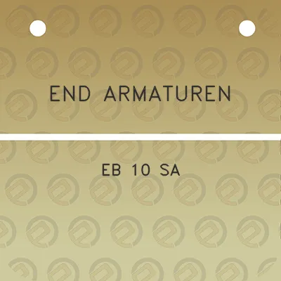 end-armaturen-eb-10-sa